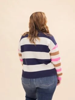 Relaxed Fit Mock Neck Half Zip Pullover Sweater | S-3X 7 Relaxed Fit Mock Neck Half Zip Pullover Sweater | S-3X -Discount Divas Shop a491054b04d20b55c40f0fe4061600d4