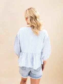 Textured Striped Front Tie Blouse | S-3XL 5 Textured Striped Front Tie Blouse | S-3XL -Discount Divas Shop a4c7b22ef41ac71a7823d9f80cd4f9da