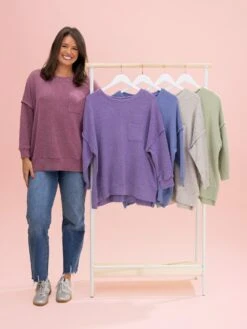 Cozy Knit Pullover By DD Design | S-3XL