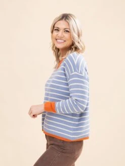 STACCATO Oversized Striped Pullover Sweater | S-XL -Discount Divas Shop a628eb0749b961064a698105835c4e22