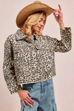 Leopard Printed Jacket | S - XL BiBi