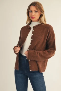 Button Down Long Sleeve Sweater Cardigan | S - L Jodifl