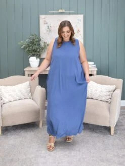 Airflow Sleeveless Maxi Dress | S - 3X -Discount Divas Shop a79dee4a68703e23f638c009ad6b7ad8
