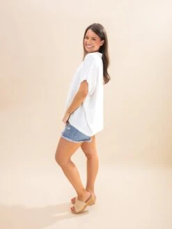 Zenana Airflow Collared V Neck Short Sleeve Top | S/M-L/XL 15 Zenana Airflow Collared V Neck Short Sleeve Top | S/M-L/XL -Discount Divas Shop a8dbbd1138dfa2f00a98d073047374ce