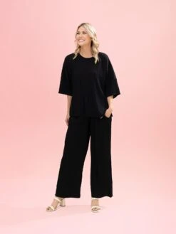 Ribbed Textured Oversized Top By DD Design | S-3XL Pair W/ Sku63862 -Discount Divas Shop a993ebf6b8d060bb12f81a2617b098db