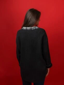 Long Sleeve Button Down Knit Plaid Collared Shacket | S - 3X *DOORBUSTER* -Discount Divas Shop aWewCLk5nD9U3CLVxcdzPO4q5btOV5bLIUi3RlY6