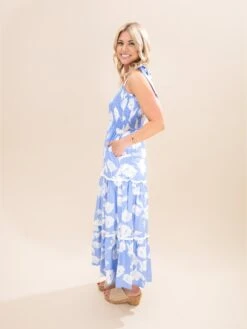 Woven Print Smocking Tiered Maxi Dress W/ Shoulder Tie & Side Pocket | S-2XL 12 Woven Print Smocking Tiered Maxi Dress W/ Shoulder Tie & Side Pocket | S-2XL -Discount Divas Shop ab56d45a0a70dd8c2d2472c80f115366