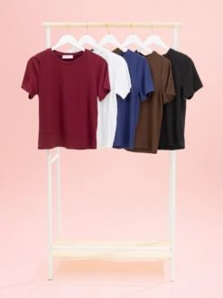 Short Sleeve Essential Tee By DD Design | S-3XL -Discount Divas Shop ac382f51ef75b12f42a0ac85befec3a8