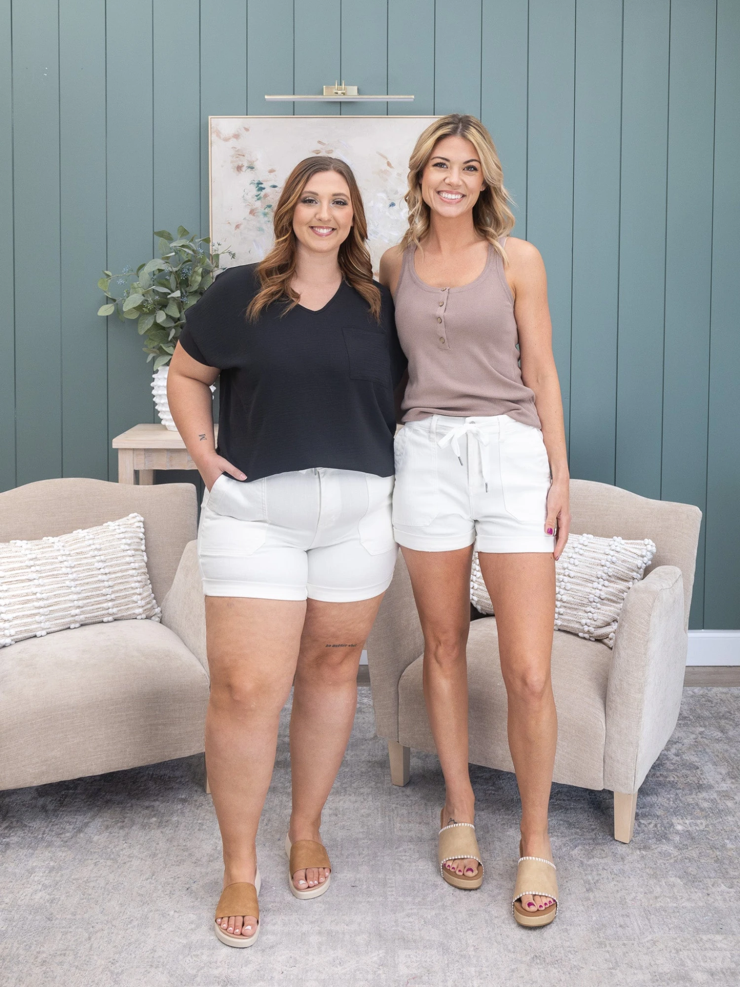 Judy Blue High Waist Cuffed Jogger Shorts | S - 3XL 1 Judy Blue High Waist Cuffed Jogger Shorts | S - 3XL