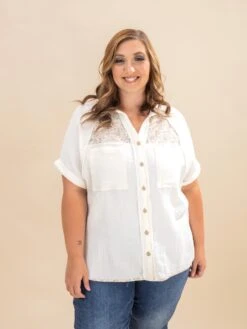 Soft Wash Paisley Panel Button Down Shirt | S-L 11 Soft Wash Paisley Panel Button Down Shirt | S-L -Discount Divas Shop adab3123238368849599d622c48e2db0