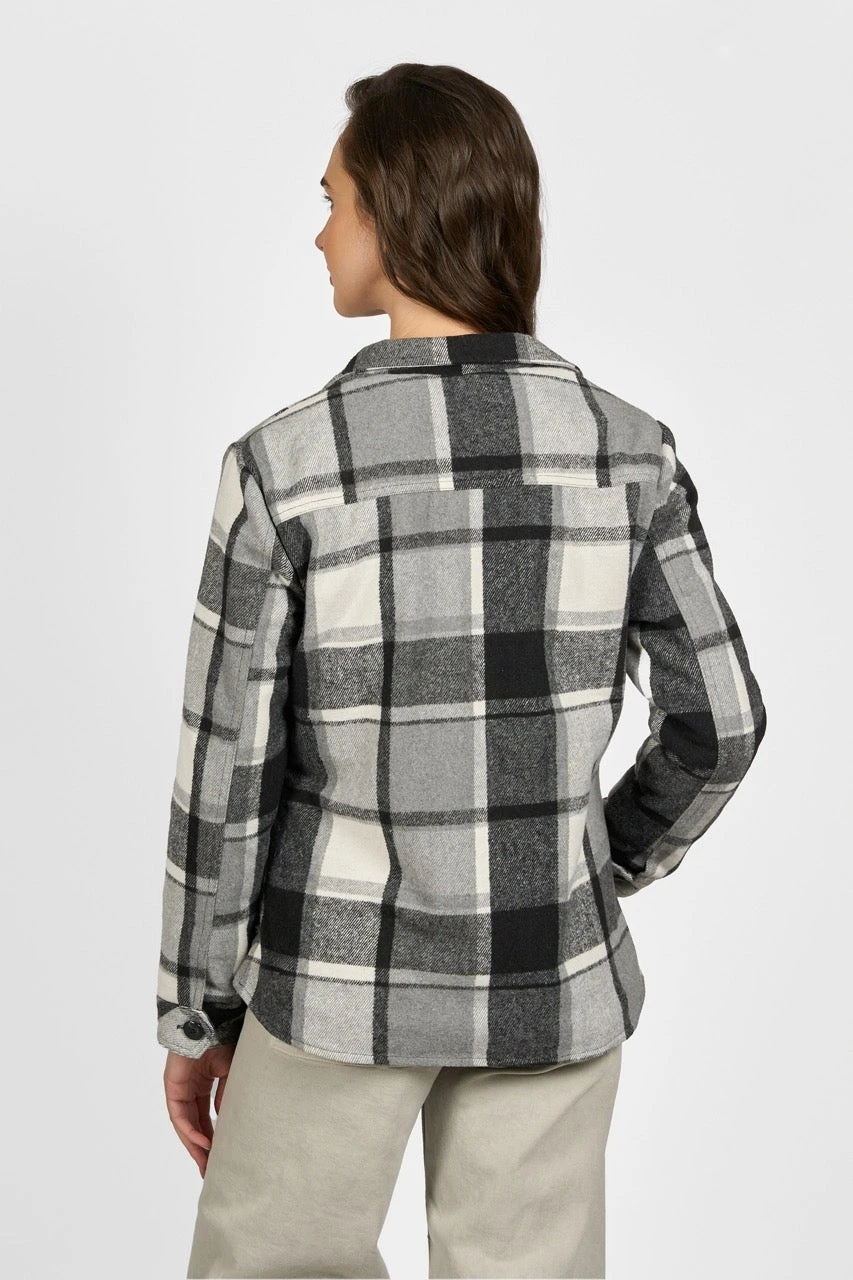 PRE-ORDER Cozy Lined Plaid Shacket | S - XL Snobbish 2 PRE-ORDER Cozy Lined Plaid Shacket | S - XL Snobbish - Image 2