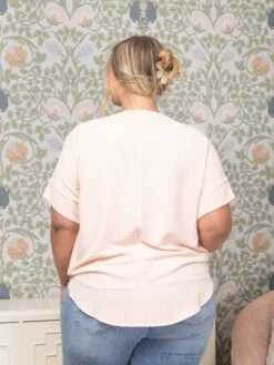 Zenana Airflow V Neck Short Sleeve Top | S-3X -Discount Divas Shop adf227d783b1f5251a68290f1dbc442f