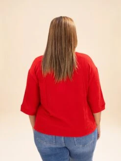 Andree Raised Rib Round Neck 3/4 Sleeve W/ Pocket | S - 3X 15 Andree Raised Rib Round Neck 3/4 Sleeve W/ Pocket | S - 3X -Discount Divas Shop ae3b4bb8eaf5e15d551bc26d0ed1c196