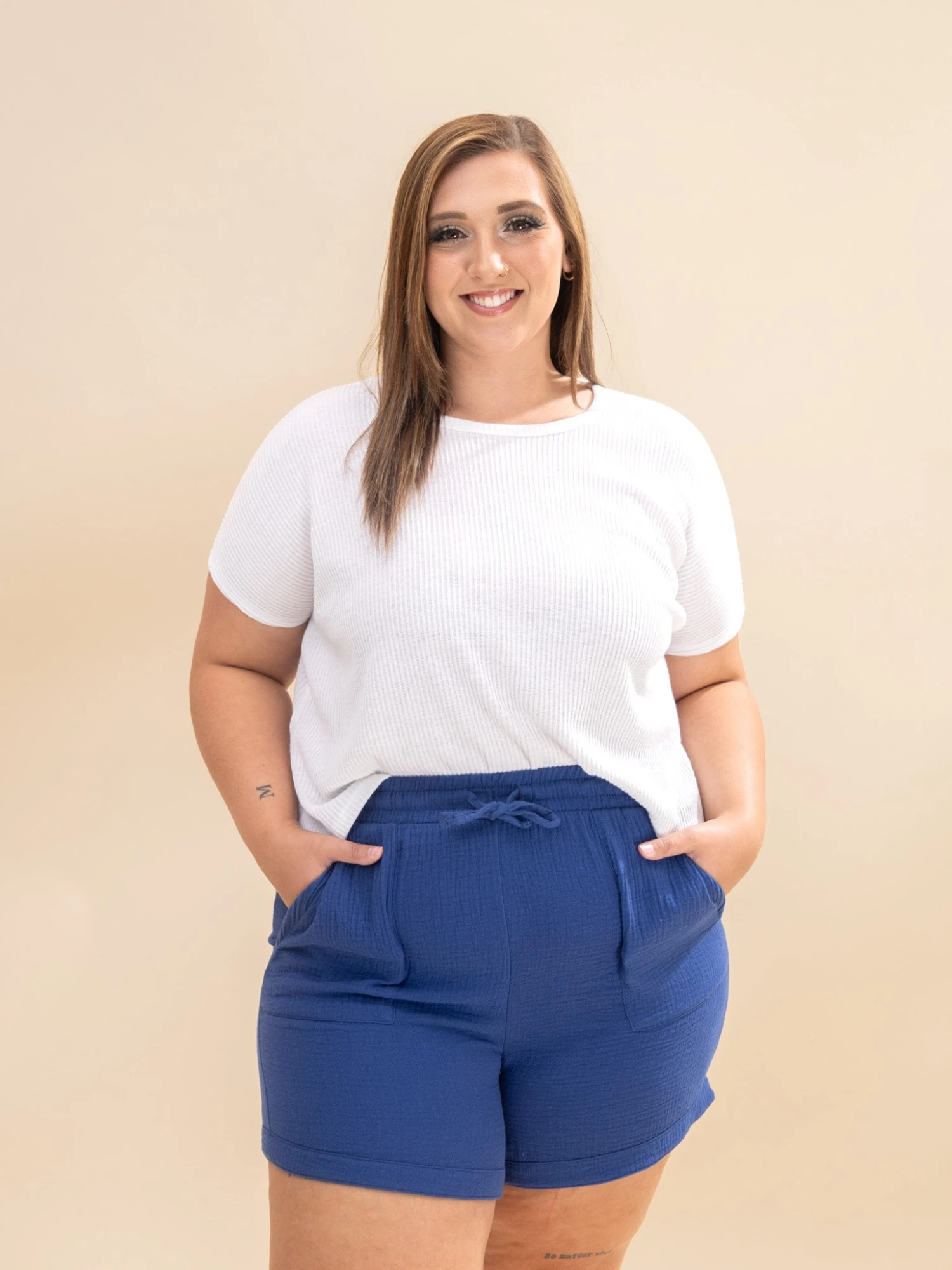 YMI Gauze Shorts With Pockets | S - 3X Backyard BBQ 2 YMI Gauze Shorts With Pockets | S - 3X Backyard BBQ - Image 2