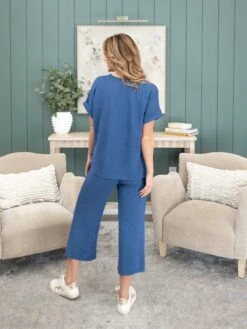 Crinkle Textured V-Neck Drop Shoulder Top | S-3X Pair W/ 53466 -Discount Divas Shop afd81a263127c46f9f5dad87560ff359