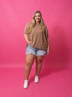 Diva Denim High Rise Tulip Fray Hem Short| S-3XL -Discount Divas Shop b0344aaffcda4e4b25724078474e973f