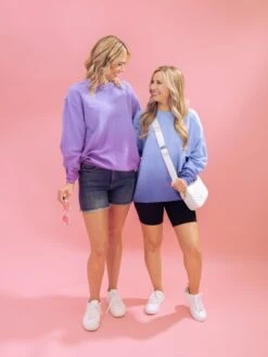 Dip Dye Ribbed Pullover By DD Design | S - 2XL -Discount Divas Shop b0c54d8e36492c058359850db011f399