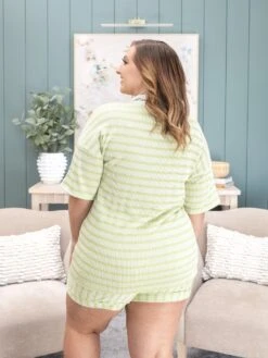 Raised Rib Stripe Casual Shorts | S-3X Pair W/ Sku60955 -Discount Divas Shop b2861a67498d517c2886486a8a3211c1