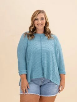 Zenana Bat Wing Sleeve Round Neck Waffle Knit Sweater | S/M-L/XL -Discount Divas Shop b340e9851a6057bd09953a04eaa82fec