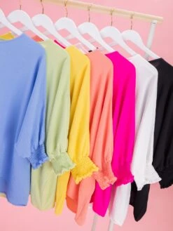 Airflow Oversized Smocked Sleeve Top By DD Design | Reg - Plus -Discount Divas Shop b3a6d654534612de93631161a8c74cff