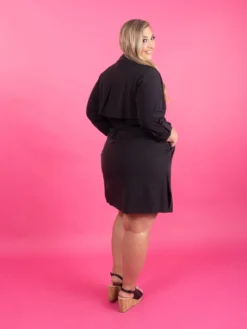 Quarter Sleeve Collard Trench Coat W/ Waist Belt | S-L -Discount Divas Shop b3c0a947918e3dea43ed017d2fc6389c scaled