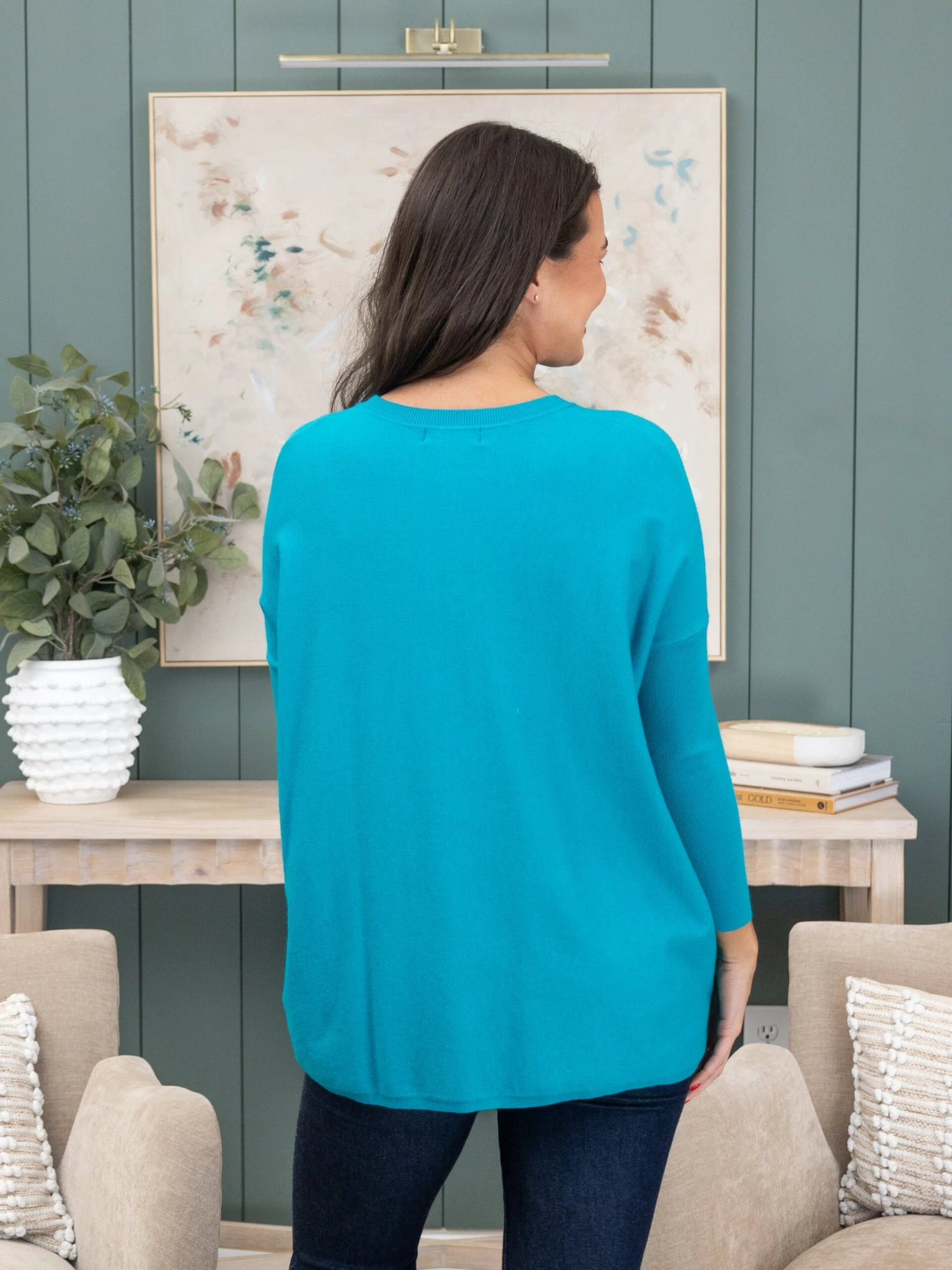 Two Pocket Viscose "Perfect Knit" Tunic Sweater By DD Design | S - 3XL 19 Two Pocket Viscose "Perfect Knit" Tunic Sweater By DD Design | S - 3XL - Image 19