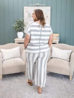 Peace Sign Striped Print Short Sleeve Top | S-L Pair W/ Sku60723 -Discount Divas Shop b4179f0d4205c782852be778e858e8d4