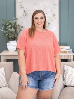 Textured Short Sleeve Top By DD Design | S - 3X 23 Textured Short Sleeve Top By DD Design | S - 3X -Discount Divas Shop b66822a3415d3108932e0a068bbb9667