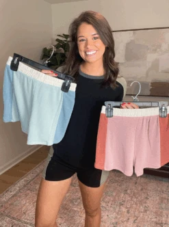 Light Terry Knit Color Black Shorts | S-L Set W/ Sku53265 -Discount Divas Shop b68edc33c097bab322013938577cf962