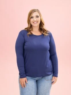 Long Sleeve Essential Tee By DD Design | S-3XL*Final Sale* -Discount Divas Shop b6e8e2157016062283b50607418e09e5