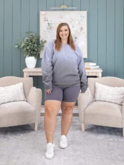 Dip Dye Ribbed Pullover By DD Design | S - 2XL -Discount Divas Shop b8ebf46b3d0b1eeebcca46771251834a