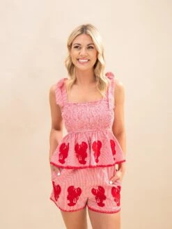 Heavy Crochet Crawfish Embroidery Detail Shorts | S-L Pair W/ Sku62808 -Discount Divas Shop b9785cbb7a63c7f4fb597b555c028f64