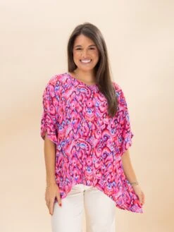 Abstract V Neck Half Sleeve Blouse | S-XL -Discount Divas Shop b97b350658014e189b804cbdfc36bd05