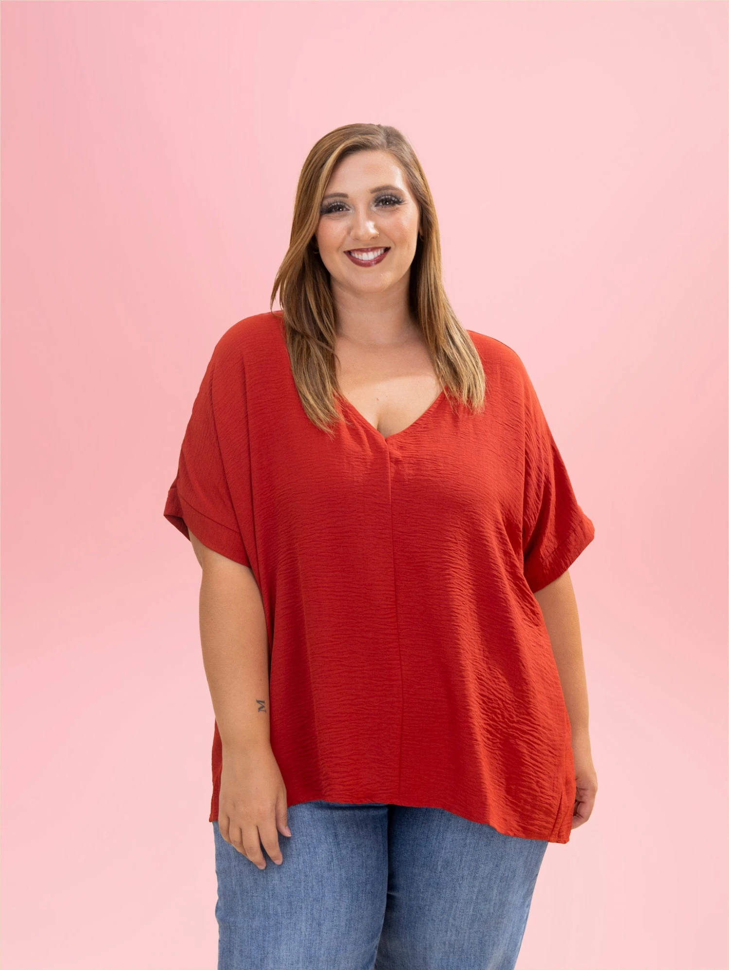 Amazing Airflow V-Neck Oversized Dolman Top By DD Design | Small - 3XL 8 Amazing Airflow V-Neck Oversized Dolman Top By DD Design | Small - 3XL - Image 8