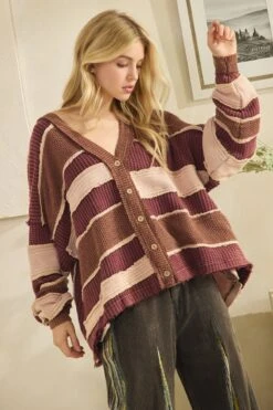 Washed Colorblock Patch Work Cardigan | S - XL Oli & Hali -Discount Divas Shop bc49ede5babd6fb91bc7a38e0f8fc30c