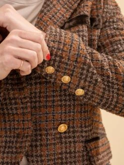 Tweed Long Sleeve Blazer | S-L -Discount Divas Shop bc5daa711924da2cd4274cb4d2932417