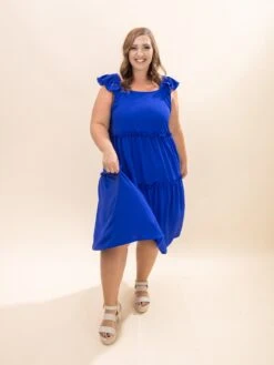 Smocked Ruffle Tiered Babydoll Midi Dress | S-3XL -Discount Divas Shop bc9e900cde8814c82aba89f7aae0ea7b