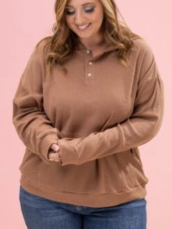 Waffle Knit Hoodie By DD Design | S-3XL -Discount Divas Shop bd45a3100038c2350d4d73d4f2683eb1