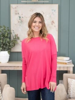 Tea N Rose "Perfect Knit" Oversized 2 Pocket Sweater | S/M - L/XL 38 Tea N Rose "Perfect Knit" Oversized 2 Pocket Sweater | S/M - L/XL -Discount Divas Shop be09d8c994a97353e5f07ec0aea0c003