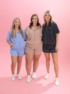 Lived In Short Sleeve Zip Up Hoodie By DD Design | S - 3XL -Discount Divas Shop be87548a98c824b24a1f0b584c1bb53b