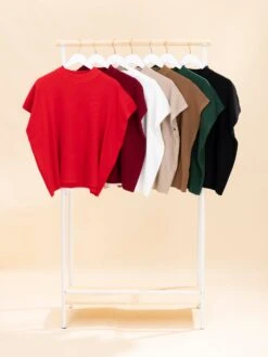 Zenana Viscose Mock Neck Short Sleeve Boxy Sweater | S-L -Discount Divas Shop bf3f780cf1292f3b34673ba73ab5c543