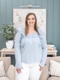 Long Sleeve Mineral Washed Loose Fit Ruffle Top | S-L 11 Long Sleeve Mineral Washed Loose Fit Ruffle Top | S-L -Discount Divas Shop bf5f99e7e4a1a31649c467ed4297e2ab