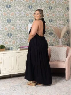 Tiered Halter Neck Maxi Dress | S-3X -Discount Divas Shop bf9ce3924cf25281fdb92f3ea1ca35fd