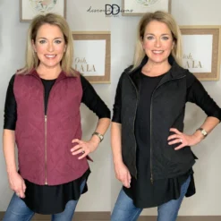 Sassy Split Vest *Final Sale*