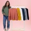 Comfy Knit Loose Fit Pullover Sweater By DD Design | S-3XL