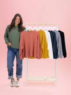 Comfy Knit Loose Fit Pullover Sweater By DD Design | S-3XL