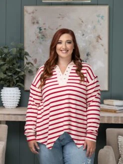 Long Sleeve Shark Bite Hem Collar Loose Fit Tunic | S-L Easel -Discount Divas Shop c08f4fcc1bd1c1b00e833f47a46b1286