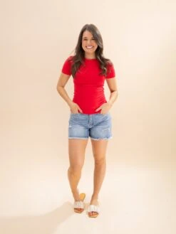 Zenana Basic Crew Neck Short Sleeve Tee | S-L*Final Sale* 14 Zenana Basic Crew Neck Short Sleeve Tee | S-L*Final Sale* -Discount Divas Shop c187df6eec97695f6abb2518bf21b2e4