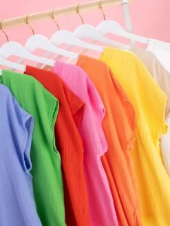 Gauze V-Neck Short Sleeve Top By DD Design | S-3XL -Discount Divas Shop c287f6649c9a79b6a78bbd9e2203c5d7