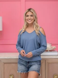 Dolman Long Sleeve Thermal Cold Shoulder Top | S-3XL -Discount Divas Shop c362f447878472d94a05ea57aabf1d7c